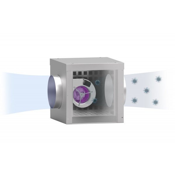 Unidad de Purificación y Desinfección Zerobox con Tecnología Fotocatalítica - Imagen 2