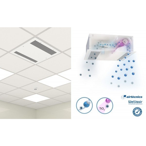 Equipo empotrable de purificación y desinfección de superficies K7 - Imagen 3